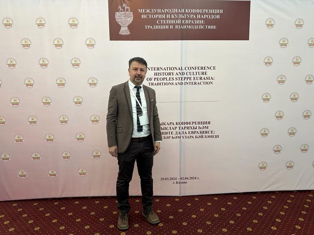 Tataristan Bilimler Akademisi'nin düzenlediği "Bozkır Avrasyası Halklarının Tarihi" Uluslararası Sempozyumu (Kazan, Mart 2024).
