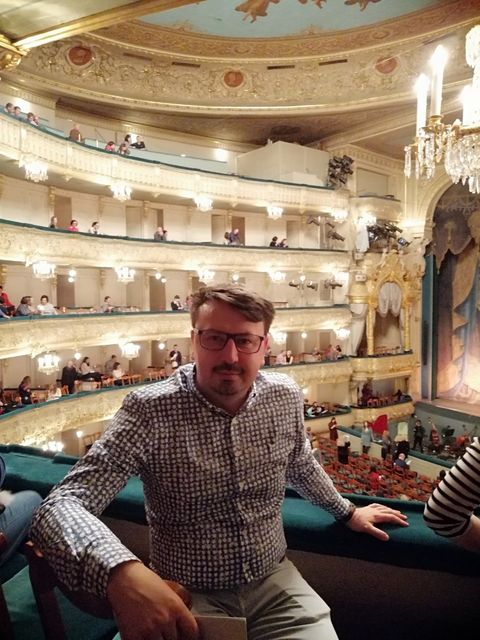 Mariinskiy Tiyatrosu, St. Petersburg, Nisan 2019.