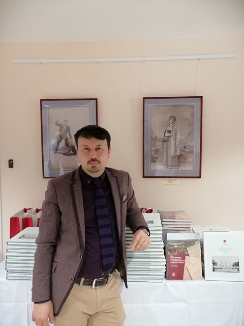 St. Petersburg Devlet Arşivi'nde Kitaplarımın Tanıtımı, Nisan 2019.