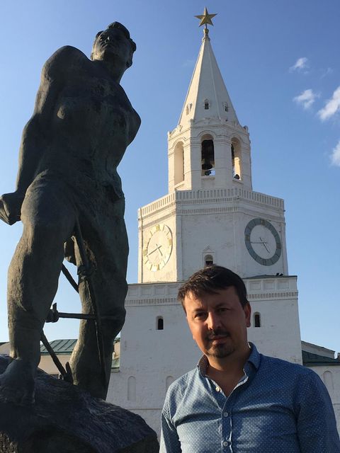 Kazan Kalesi ve Musa Celil Anıtı, Tataristan, Eylül 2018.