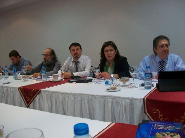 ORSAM - RİSİ Ortak Çalıştayı, "Karadeniz'e Türk-Rus Bakışı", Antalya 9 Kasım 2012 (Kemaloğlu, Botaş Yönetim Kurulu Üyesi, BTC ve NABUCCO Koordinatörü Osman Göksel ve 2023 Dergisi Temsilcileriyle)